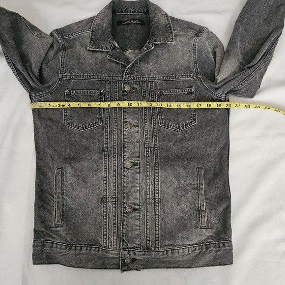 MAVI Black Men's Dark Wash Classic Style Long Sleeve Denim Jacket Size Small - Picture 6 of 13
